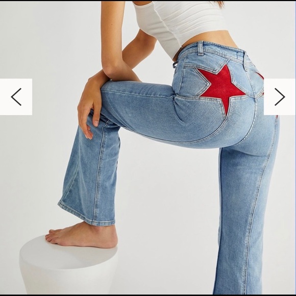 free people firecracker jeans iso - Picture 3 of 3